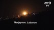 Flares launched by Israeli army light up Lebanon border