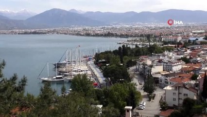 Fethiye sokaklarını sessizlik bürüdü