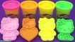 Learn Colors with Play Doh Hello Kitty Cookie molds and Surprise Toys
