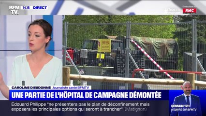 Скачать видео: Coronavirus: pourquoi une partie de l'hôpital de campagne de Mulhouse est-elle démontée?