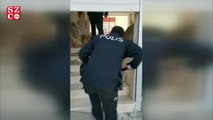 İnşaatta sıkışan kumru polisi harekete geçirdi