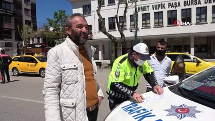 İkinci sokağa çıkma cezasını yedi, tutanağı yırtıp yere attı