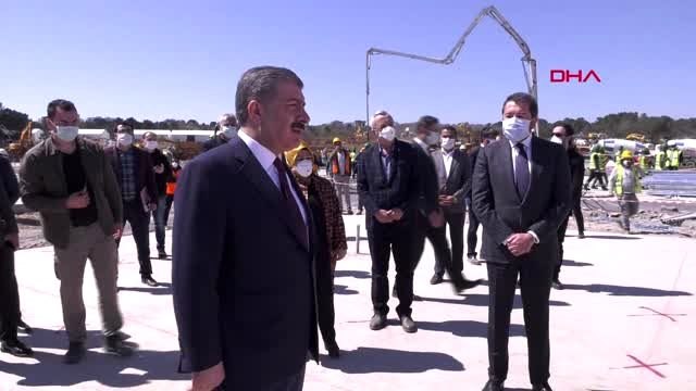 SAĞLIK BAKANI KOCA'DAN SANCAKTEPE'DEKİ HASTANE İNŞAATINDA İNCELEME