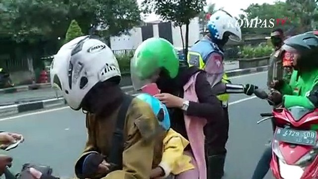 Begini Razia Proses PSBB di Tangerang di Tengah Corona