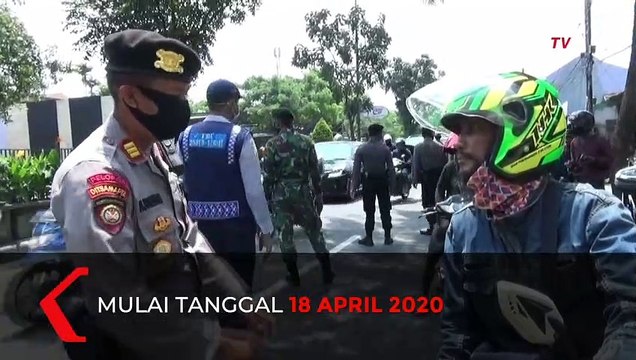 Pantauan Udara Tangerang di Hari Pertama PSBB