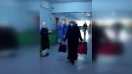 Bayburt'ta Kovid-19 tedavisi tamamlanan 9 kişi taburcu edildi