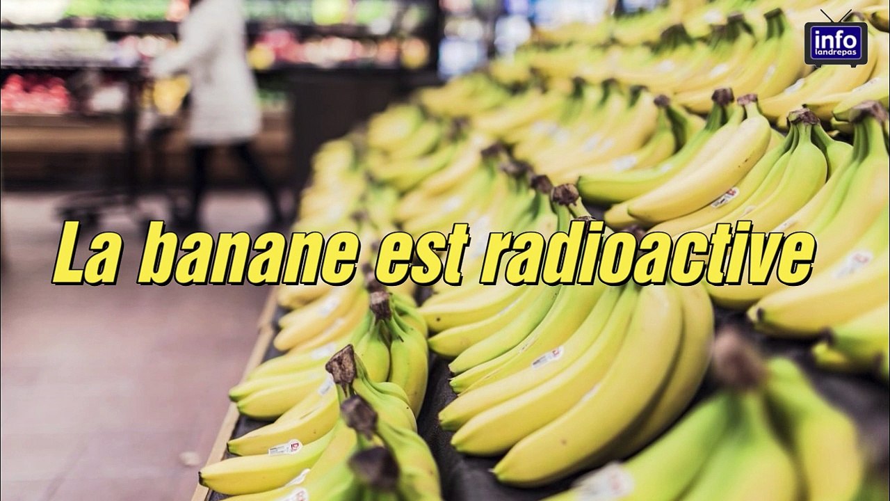 Banane radioactive  : le saviez-vous ?