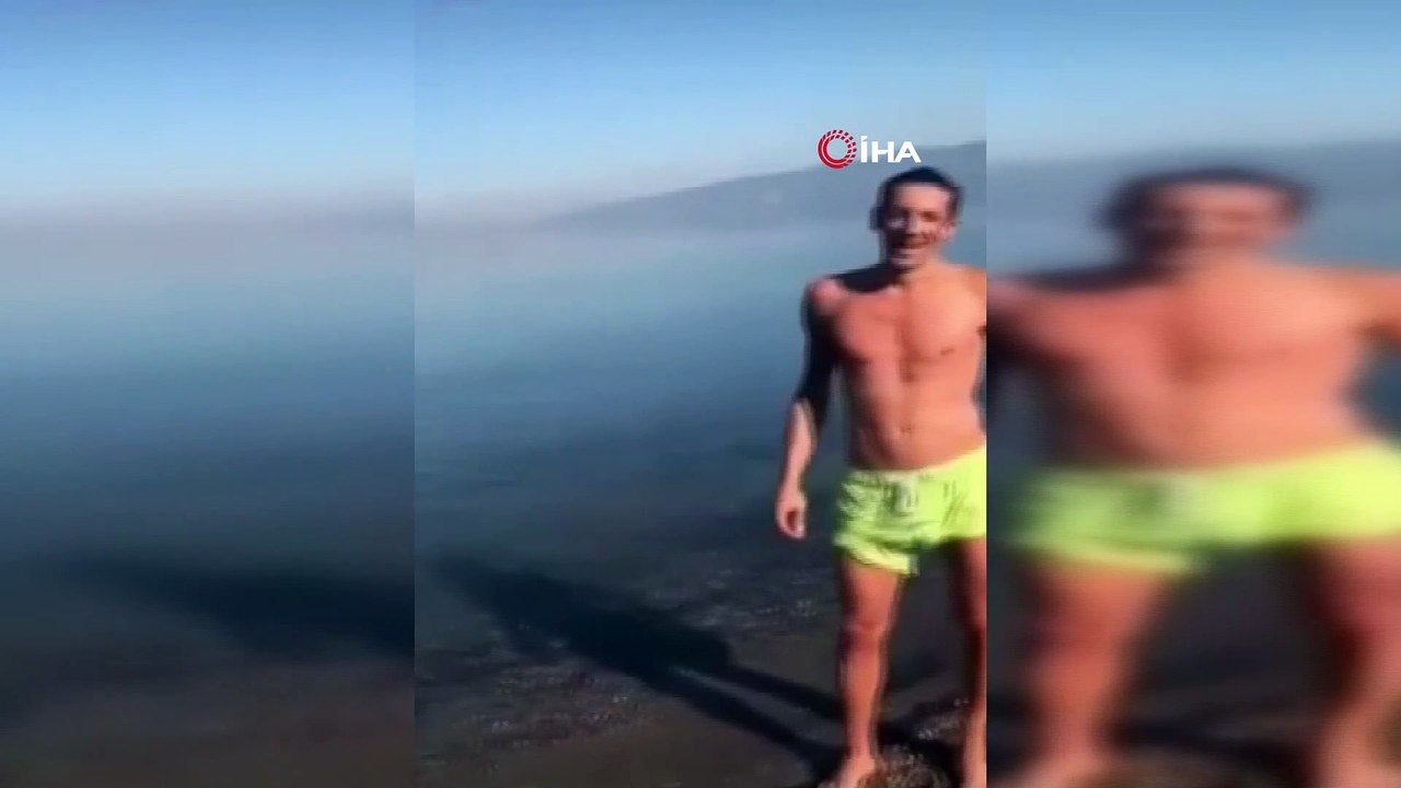 Sokağa çıkma kısıtlamasında deniz keyfi karakolda bitti