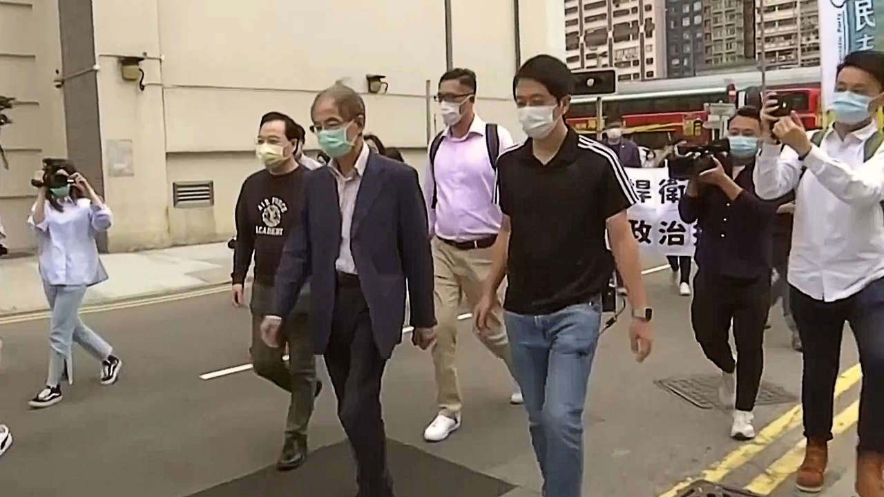 Hong Kong activists arrested over last year's mass protests