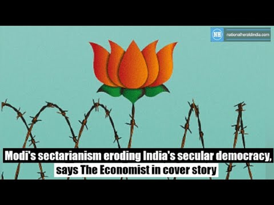 Modi's sectarianism eroding India's secular democracy, says The Economist in cover story