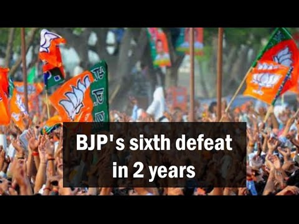 BJP's sixth defeat in 2 years