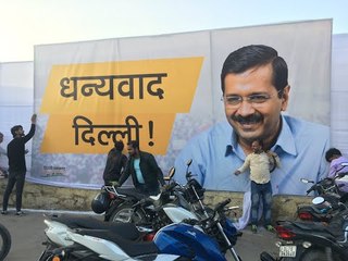 Download Video: Preparations at Ramlila Maidan in full swing for Kejriwal's oath taking ceremony