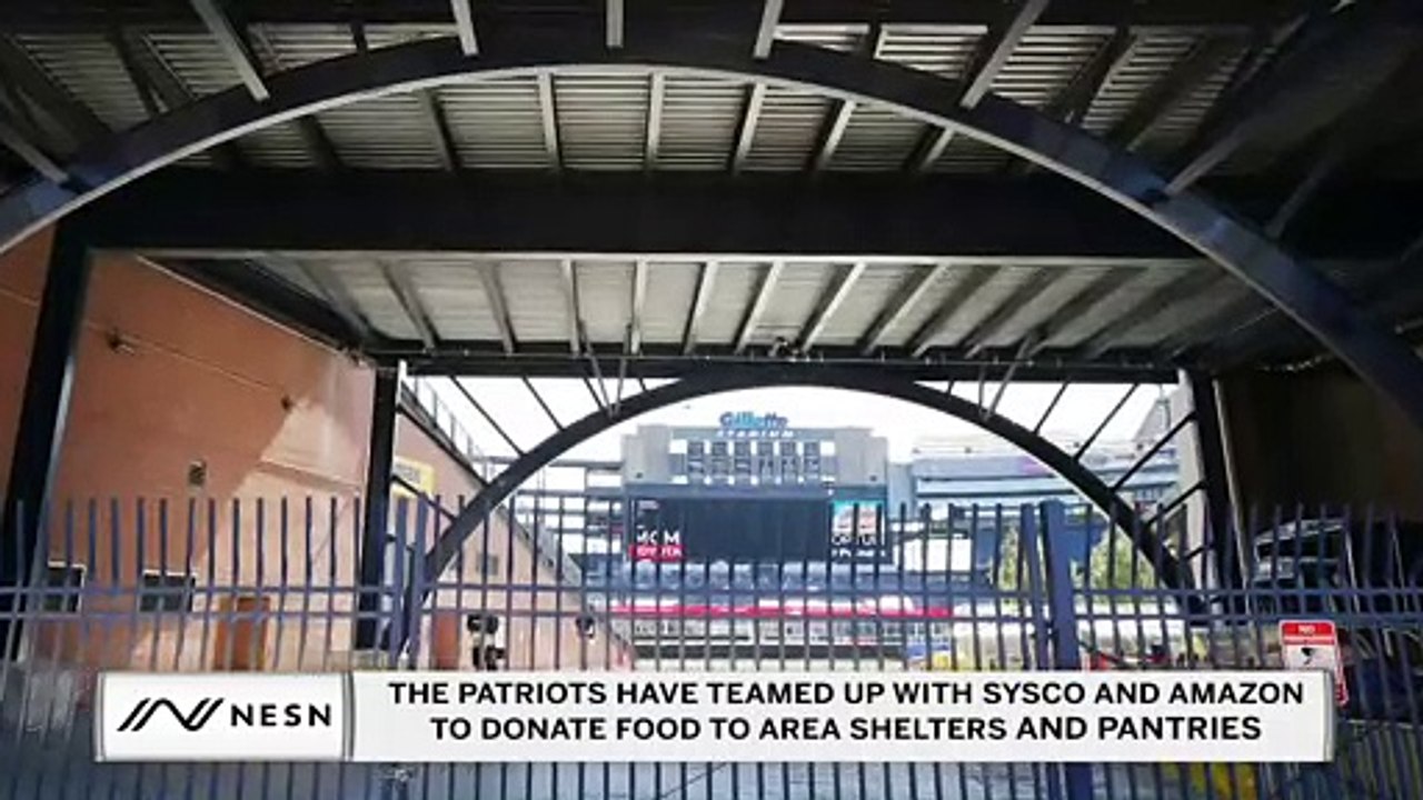 Patriots Donating Food to Shelters and Pantries in Mass. & R.I. During COVID-19 Pandemic