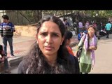 Students protesting against SSC paper leak at New Delhi