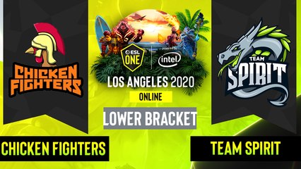 Dota2 - Team Spirit vs. Chicken Fighters - Game 2 - Lower Bracket R2 - EU:CIS - ESL One Los Angeles