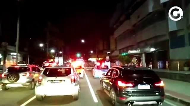 Fiéis acompanham romaria em carreata