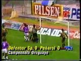 URUGUAYO 1993 Fecha 1 - Defensor vs Peñarol 0 a 0 en el Centenario
