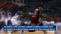 NBA Flashback - Michael Jordan scores career-high 69 points