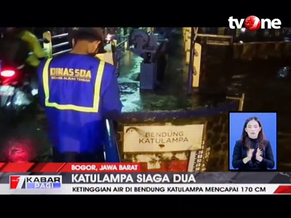 Bendung Katulampa Siaga Dua, Jakarta Waspada Ba...