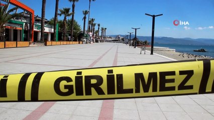 Tatil bölgeleri sokağa çıkma kısıtlaması ile boş kaldı