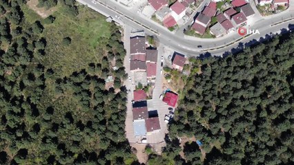 Top oynayan gençleri drone ile tespit eden polisler böyle baskın yaptı