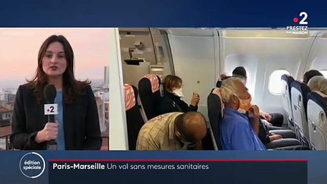 Coronavirus - L'incroyable témoignage d'une journaliste de France 2 qui révèle que Air France ne respecte aucune règle de distanciation dans ses avions, remplissant les cabines avec des passagers collés les uns aux autres