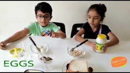 BUNNY & MOMO  Loves Sandwich making Challenge - KIDDOS AND TOYS