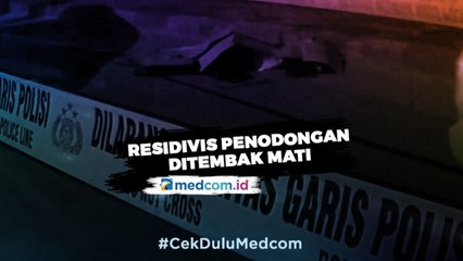 Celurit Petugas Saat Hendak Ditangkap, Residivis Penodongan Ditembak Mati