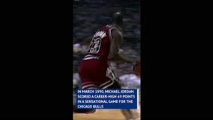 Download Video: NBA Flashback - Michael Jordan scores career-high 69 points