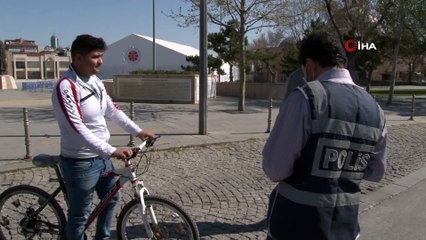 Yasağı ihlal etti, yakalanınca 'Maske üretim atölyesinde çalışıyorum' dedi