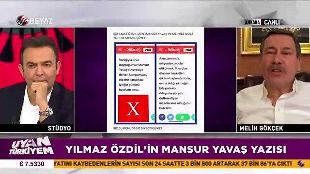 Melih Gökçek, Mansur Yavaş ve Yılmaz Özdil'e ayar üstüne ayar verdi