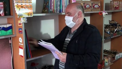 Hayırsever vatandaş mahalle bakkalındaki borçları kapattı