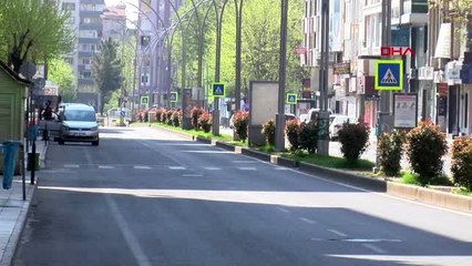 Diyarbakır'da cadde ve sokaklarda sessizlik hakim