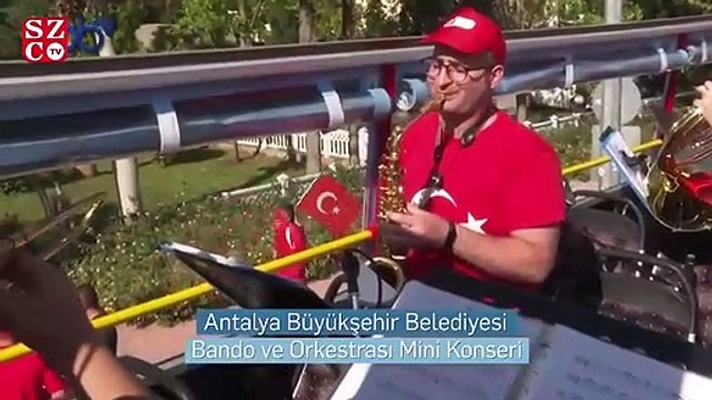 Antalya’da 23 Nisan için sürpriz konser