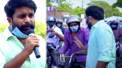 மதுரையில் களமிறங்கிய சசிகுமார் | Stay Home Stay Safe