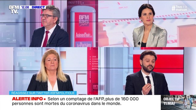 Déconfinement le 11 mai : J'espère que la bonne décision a été prise, mais je suis obligé de dire que je la trouve hasardeuse , Jean-Luc Mélenchon - 19/04