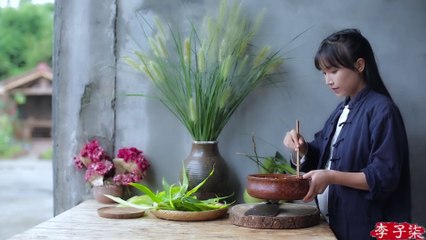 Vous apprendre un plat dur sans pression sur les personnes attachées à la main: les côtes de porc feuille de lotus