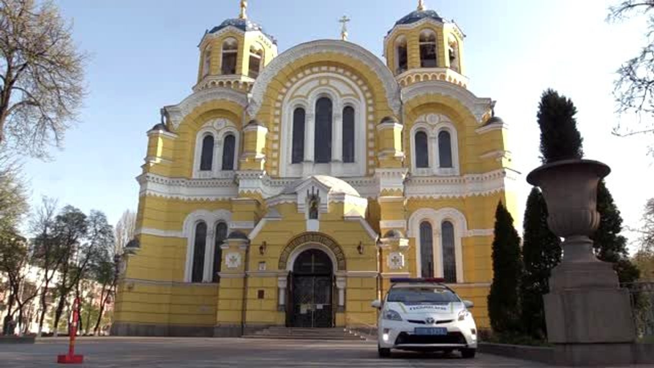 Ukrayna'da sessiz Paskalya ayini