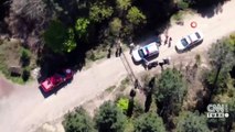 Polis drone ile denetim yaptı