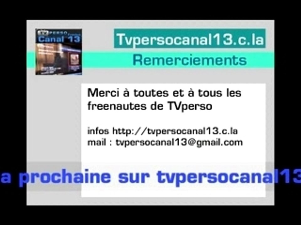 Remerciements emission dvd 01 tvpersohomerbd