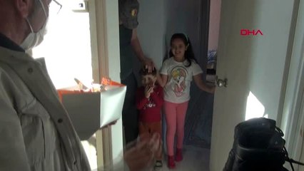 EDİRNE '65 yaş' yasağı olan dededen torununa sürpriz doğum günü kutlaması