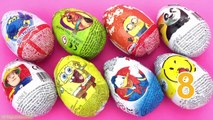 Super Surprise Eggs Spongebob Fireman Sam Scooby Doo Donald Duck Minions Kung Fu Panda