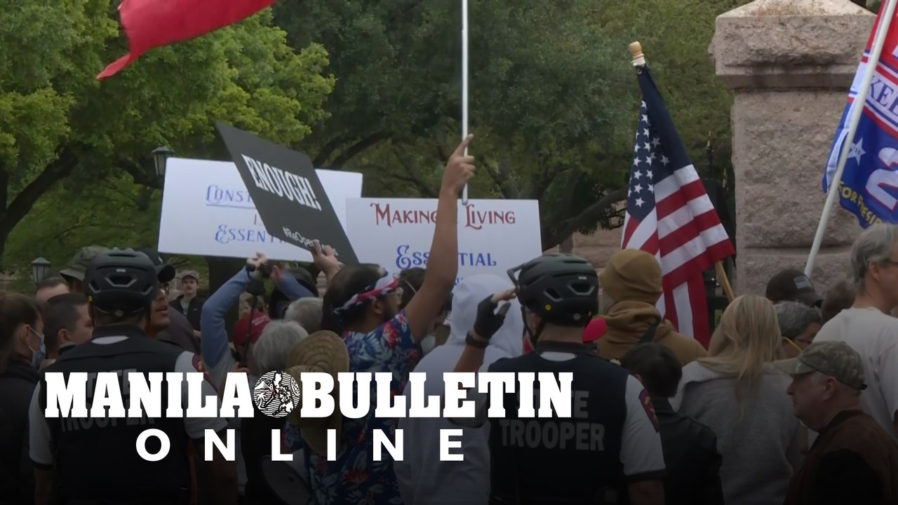 US: Protesters gather against stay-at-home orders in Texas