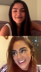 DANIELA FEIJOO Y LUANAN BARRON HACEN INSTAGRAM LIVE JUNTAS PARTE 1 19.04.2020