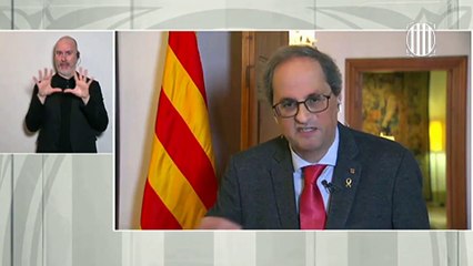 Torra: "El Govern debe gestionar el desconfinamiento en Cataluña"