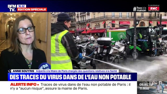 Coronavirus: Il n'y a aucun risque, les deux circuits d'eau potable et non-potables sont séparés , assure cette adjointe à la mairie de Paris