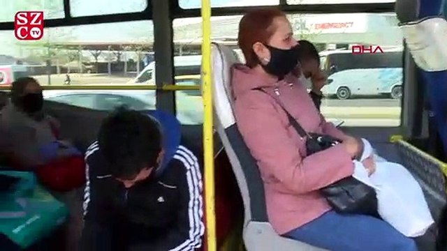 Pendik'te fazla yolcu alan minibüse ceza