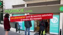 Les pharmacies sont de nouveau autorisées à vendre des masques