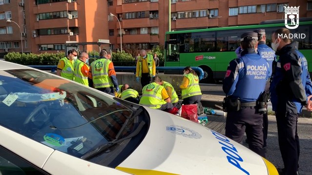 Herido grave un peatón atropellado en el túnel de Conde de Casal
