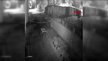 Tekirdağ'da motosiklet hırsızlığı güvenlik kamerasında